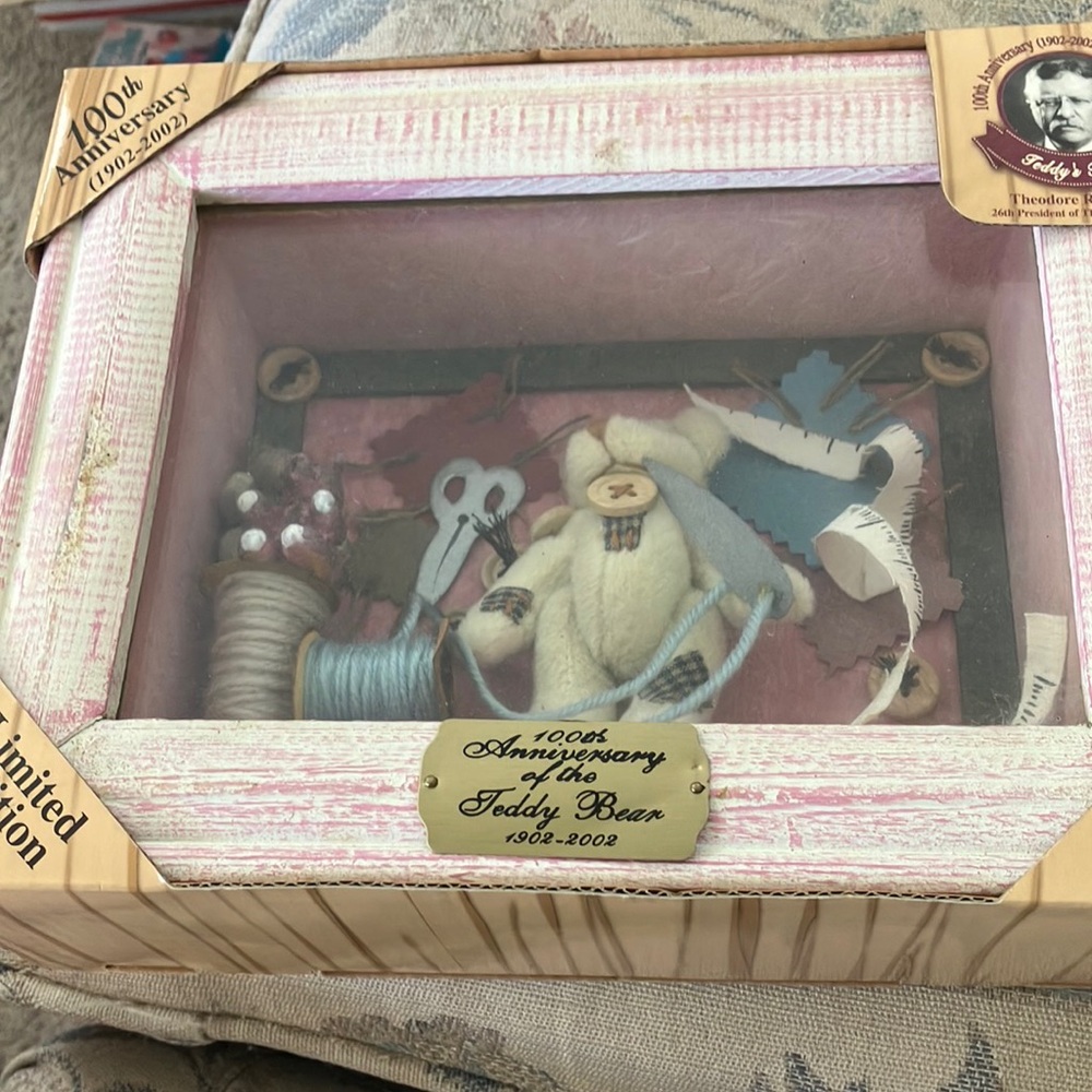 100th anniversary of the teddy bear collectible brand new